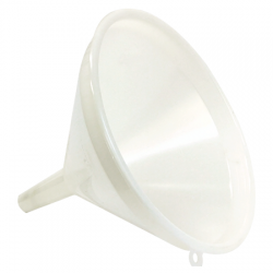 Lejek plastikowy z sitkiem - śr. 25 cm