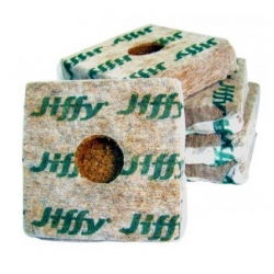 GrowBlock - Pęczniejąca doniczka torfowa - 8 x 8 cm