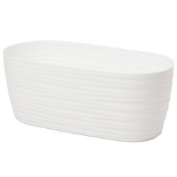 Osłonka podłużna Sahara petit - 27 x 13 cm - biała