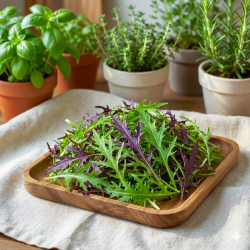 Mizuna - zestaw 2 odmian nasion warzyw