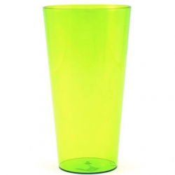 Osłonka wysoka Vulcano Tube - 20 cm - zielona transparentna