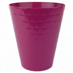 Osłonka do storczyków Diament Petit - 13 cm - jagodowa