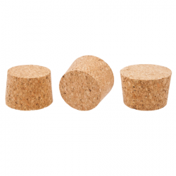 Korek naturalny stożkowy - aglomerowany - 55/46 mm