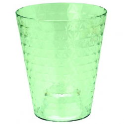 Osłonka do storczyków Diament Petit - 13 cm - limonka transparentna
