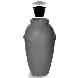 Pojemnik na deszczówkę - Aqua Can 210 l - szary