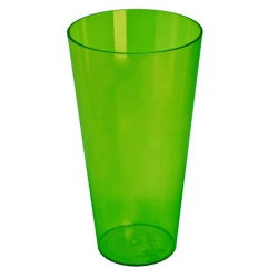 Osłonka wysoka Vulcano Tube - 15 cm - zielona transparentna