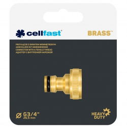 Przyłącze mosiężne z gwintem wewnętrznym BRASS - 3/4" - CELLFAST