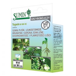 Topsin M 500 SC - na mączniaka, szarą pleśń i inne choroby grzybowe - Sumin - 20 ml