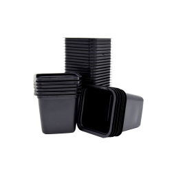 Kwadratowe doniczki produkcyjne - 6 x 6 x 5,5 cm - 200 sztuk
