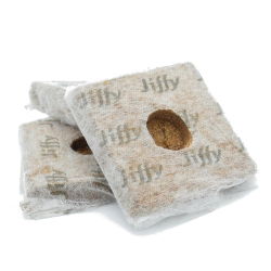 Pęczniejąca doniczka torfowa - GrowBlock - 80x80 mm - 144 szt.