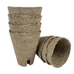 Doniczki torfowe okrągłe 7 cm śr. x 8 cm wys. - 200 sztuk