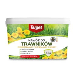 Zagęszczający nawóz do trawników - wypiera chwasty - Target - 4 kg