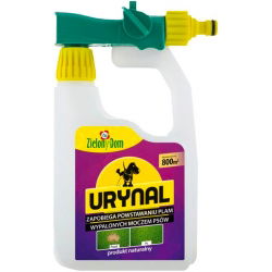 Urynal - preparat w formie konewki - ochrona trawnika przed psim moczem - gotowy do użycia - Zielony Dom - 950 ml