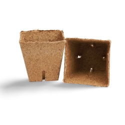 Doniczka torfowa kwadratowa 6 x 6 cm - 1 szt.