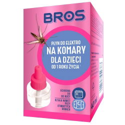 Płyn do elektro przeciw komarom do pomieszczeń z dziećmi - na 60 nocy - BROS