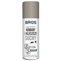 Suchy spray na komary i kleszcze - BROS - 90 ml