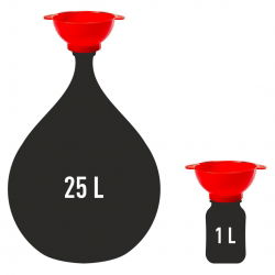 Lejek do słoików i balonów - 160x40 mm