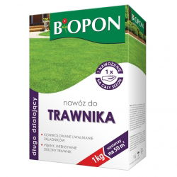 Długo działający nawóz do trawników - Biopon - 1 kg