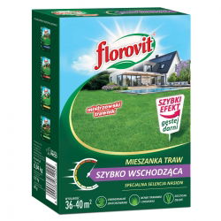 Trawa szybko wschodząca - super szybki trawnik! - Florovit - 0,9 kg