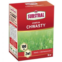 Nawóz 100 dni do trawników + odchwaszczacz - 2 w 1 - Substral - 1 kg