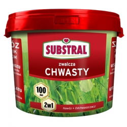 Nawóz 100 dni do trawników + odchwaszczacz - 2 w 1 - Substral - 5 kg