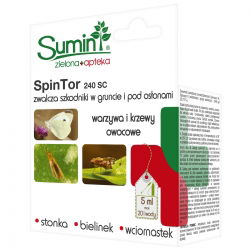Spintor 240 SC - na bielinka, piętnówkę, wciornastka - Sumin - 5 ml