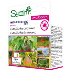 Nissorun Strong 250 SC - zwalcza wszystkie stadia rozwojowe przędziorków - Sumin - 5 ml