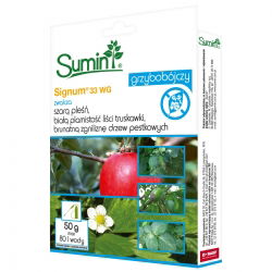 Signum 33 WG - na szarą pleśń, białą plamistość liści, brunatną zgniliznę drzew pestkowych - Sumin - 50 g