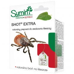 Shot Extra - zwalcza komary, meszki i kleszcze - Sumin - 50 ml