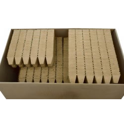 Kwadratowe doniczki torfowe - 5 x 5 cm - 60 sztuk