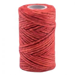 Sznurek jutowy - czerwony - 50g/25m
