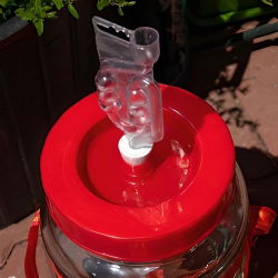 Rurka fermentacyjna 6-komorowa - plastikowa