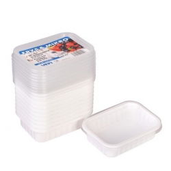 Pojemnik do przechowywania żywności - doskonały do mrożenia owoców i warzyw - 0,25 l - 10 szt.