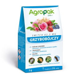 Switch 62,5 WG - na szarą pleśń, antraknozę, zgniliznę - Agropak - 2 g