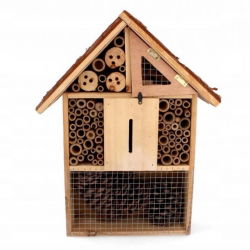 Hotel dla owadów, domek dla pożytecznych owadów - 30 x 10 x 39 cm