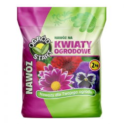 Nawóz do kwiatów ogrodowych - wzmacnia wzrost, zdrowotność i kwitnienie - Ogród-Start - 2 kg