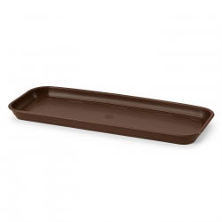 Podstawka do skrzynki balkonowej Venus Mat Eco Recycled - brązowa - 40 cm