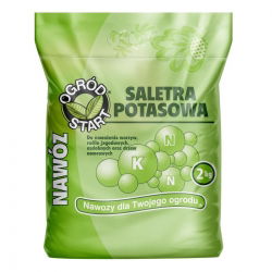 Saletra potasowa - nawóz azotowo-potasowy do ogrodu - granulki - 2 kg