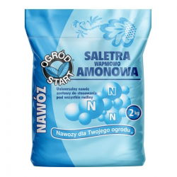 Saletra amonowo-wapniowa - uniwersalny nawóz azotowy do ogrodu - 2 kg