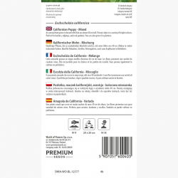 Pozłotka, maczek kalifornijski, eszolcja - kolorowa mieszanka - 600 nasion