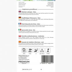Ostróżka wielkokwiatowa - niebieska - 500 nasion