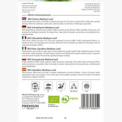 BIO Szczypiorek Medium leaf - Certyfikowane nasiona ekologiczne