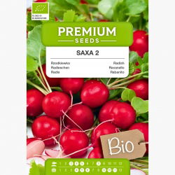 BIO Rzodkiewka - Saxa 2 - Certyfikowane nasiona ekologiczne - 425 nasion
