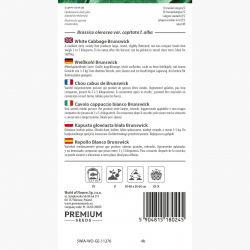 Kapusta biała Brunświcka - najlepsza na gołąbki! - 480 nasion