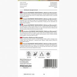 Pomidor Malinowy Warszawski - gruntowy - 175 nasion