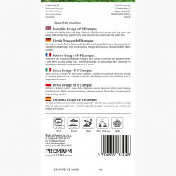 Dynia olbrzymia Rouge vif d'Etampes - duże, spłaszczone, żebrowane owoce - 9 nasion