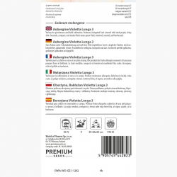 Oberżyna, Bakłażan Violetta Lunga 3 - 220 nasion