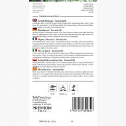 Smagliczka nadmorska Snowcloth - biała, intensywnie pachnąca