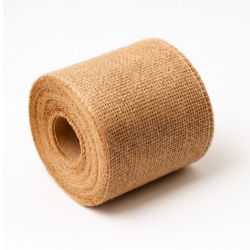Wstążka jutowa - naturalna - 10 cm x 10 m