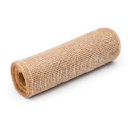 Wstążka jutowa - naturalna - 25 cm x 5 m